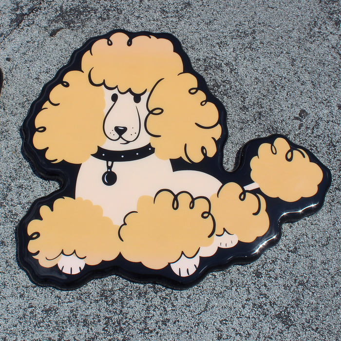 Gold Poodle | Wall Art