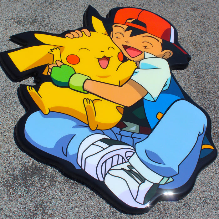 Big Pikachu & Ash | Wall Art