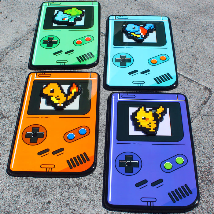Squirtle 3D GameBoy | Wall Art